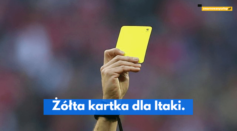 Żółta kartka dla Itaki